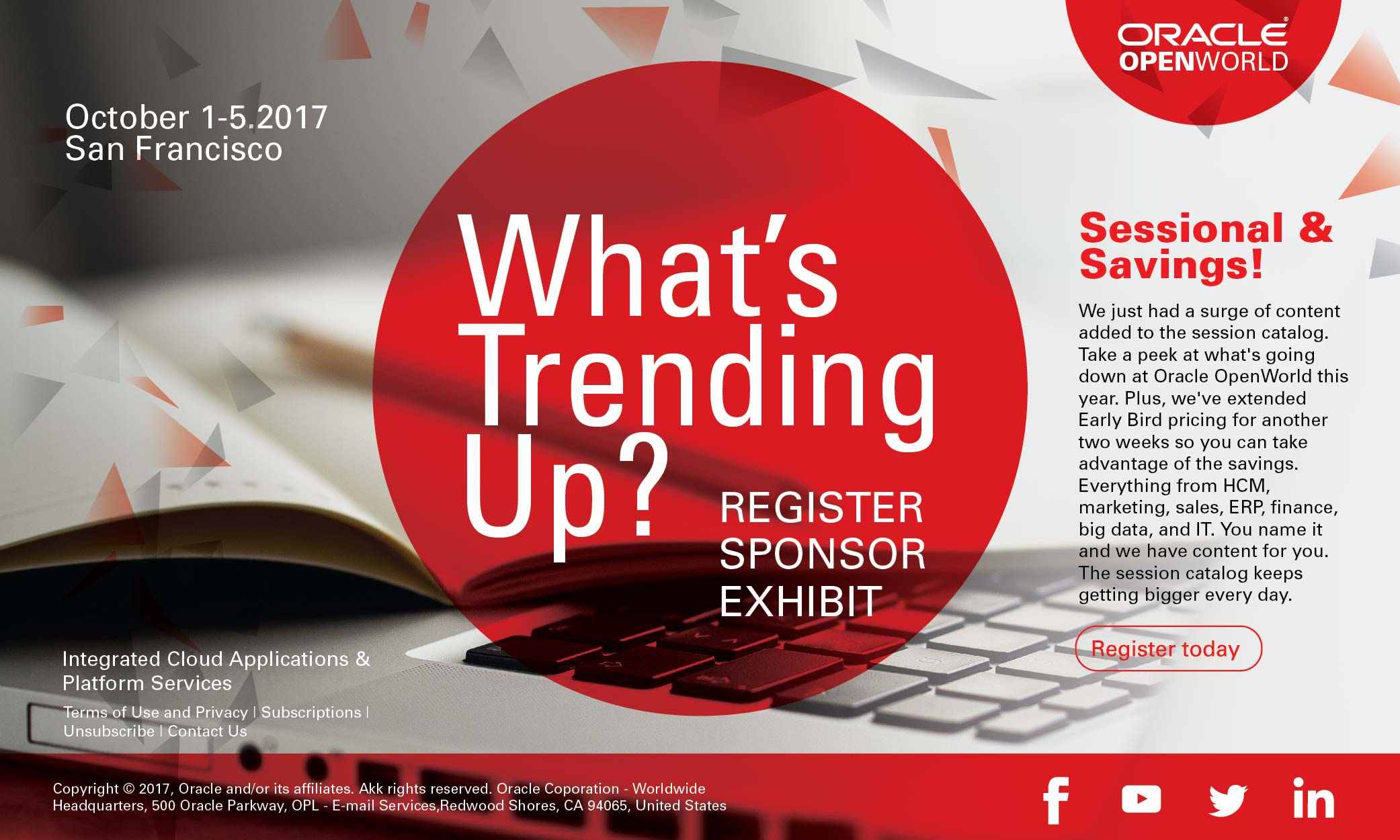 Enterprise Social & Executive Communication Activation – Oracle