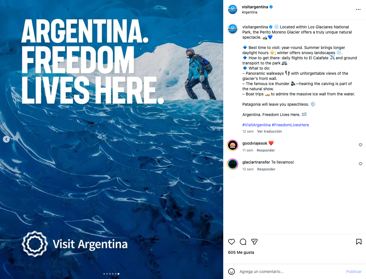 Development & Experiential Brand Storytelling – Visit Argentina